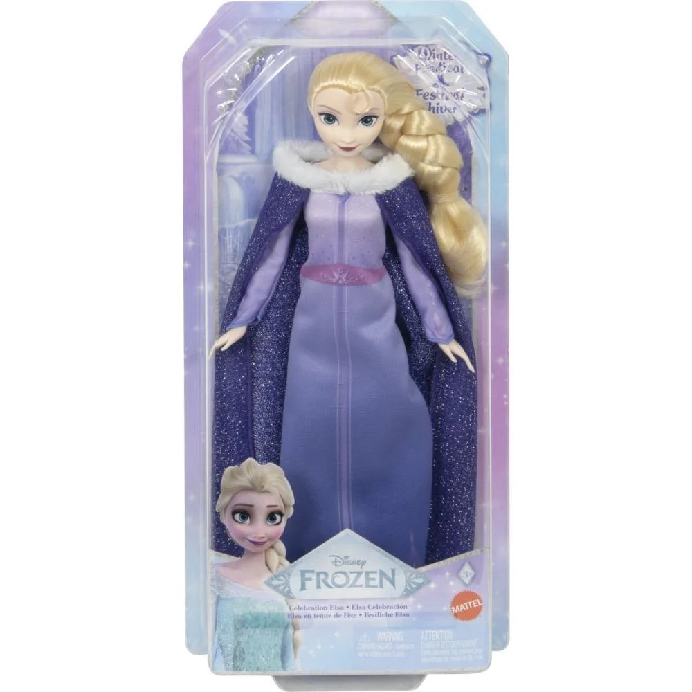 Boneca Disney Frozen Elsa Festival De Invern Mattel (Unidade) - imagem 5