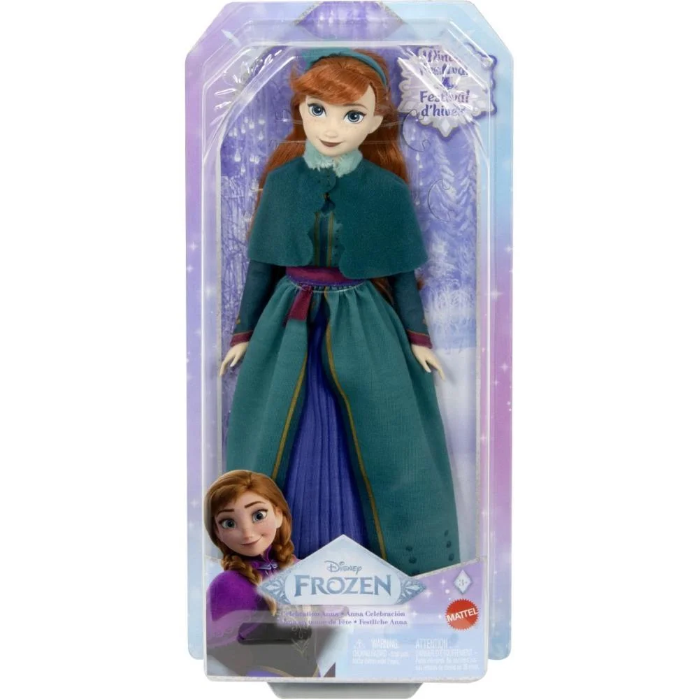 Boneca Disney Frozen Anna Festival De Invern Mattel (Unidade) - imagem 4