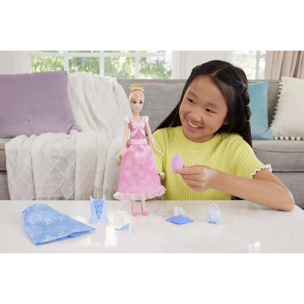 Boneca Disney Princesa Cinderela Fashio 2Em1 Mattel (Unidade) - imagem 10