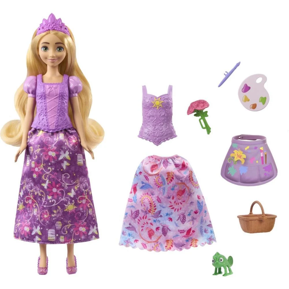 Boneca Disney Princesa Rapunzel Fashion 2Em1 Mattel (Unidade) - imagem 2