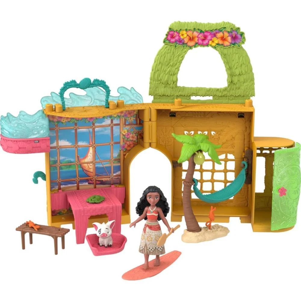 Boneca Disney Princesa Mini Castelo Da Moana Mattel - imagem 2
