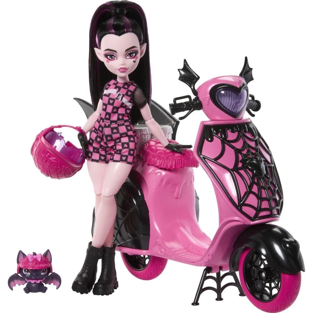 Monster High Draculaura Com Scooter Mattel - imagem 3