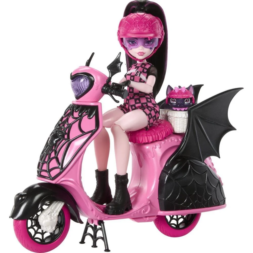 Monster High Draculaura Com Scooter Mattel - imagem 5