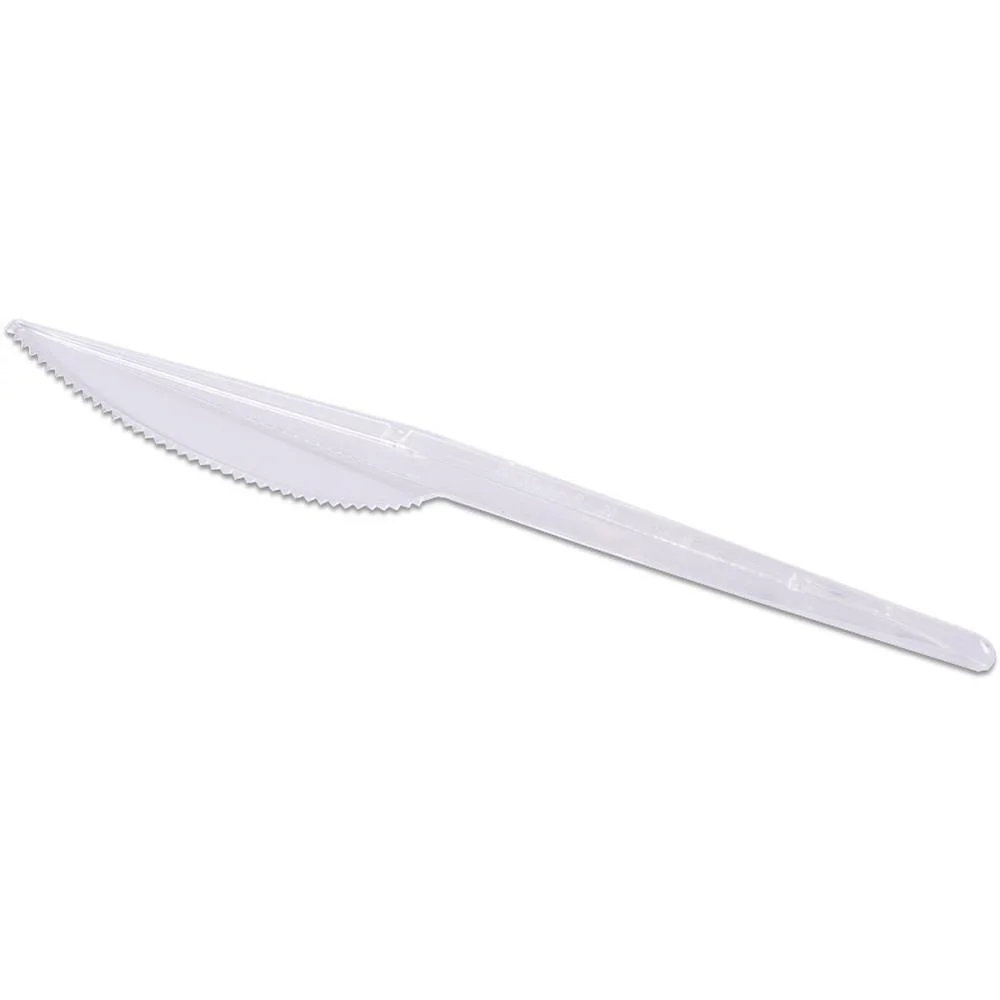 Talher Descartavel Faca Plastico Master Cristal Prafesta (Pct.c/50) - imagem 3