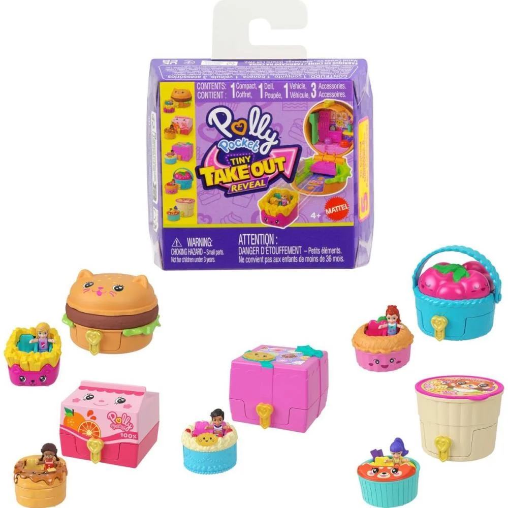 Polly Pocket Micro Reveal Comidinha Rapida (S) Mattel (Unidade) - imagem 3