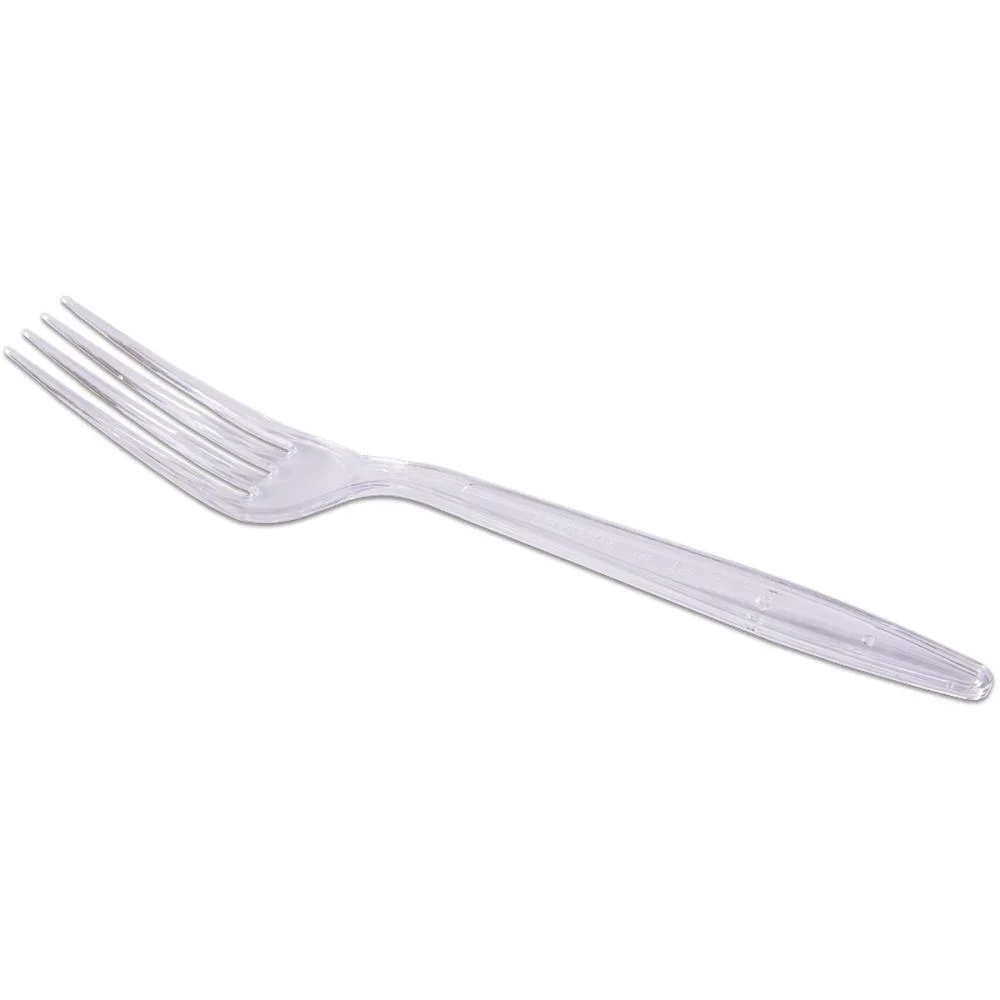 Talher Descartavel Garfo Plastico Master Cristal Prafesta (Pct.c/50) - imagem 3