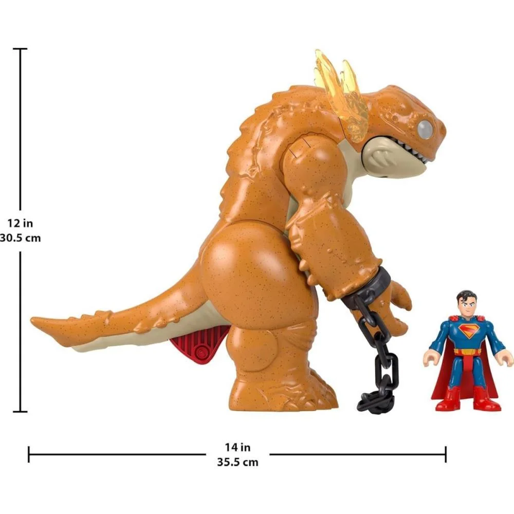 Imaginext Super-Man E Vilão Som E Luz Mattel (Unidade) - imagem 4