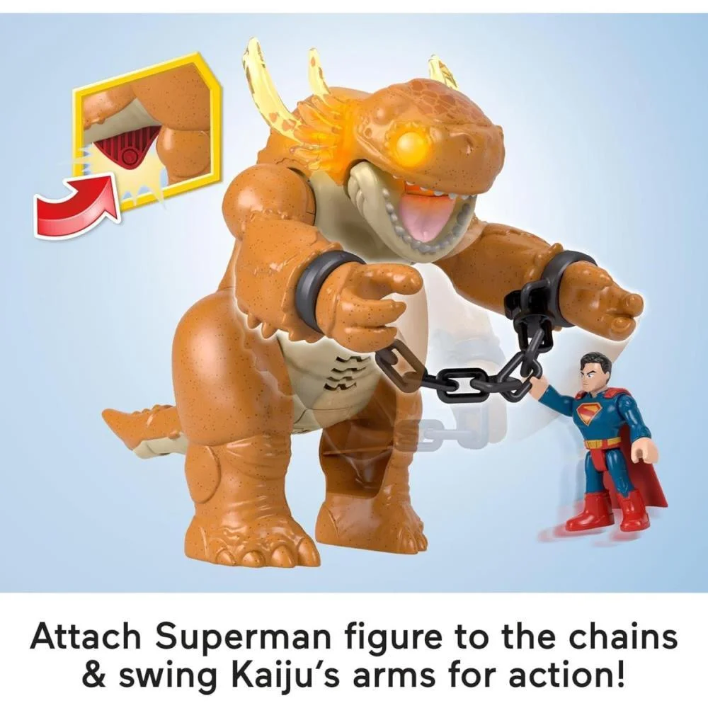 Imaginext Super-Man E Vilão Som E Luz Mattel (Unidade) - imagem 5