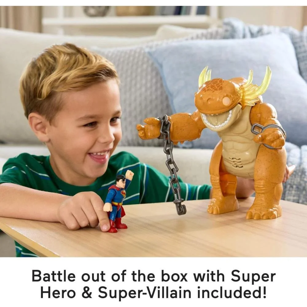Imaginext Super-Man E Vilão Som E Luz Mattel (Unidade) - imagem 6
