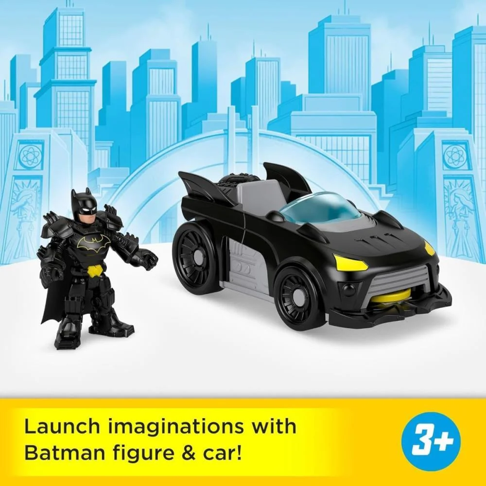 Imaginext Dcsf Batveiculo + Figura Mattel - imagem 8