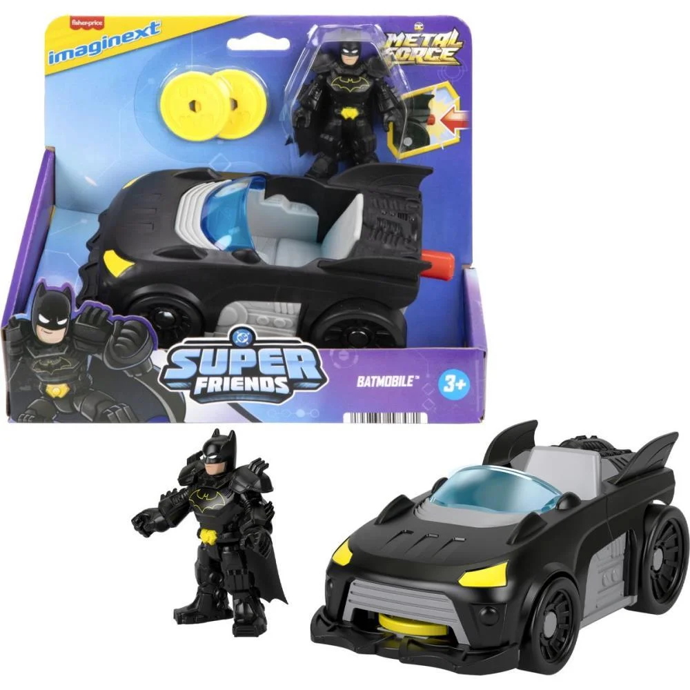 Imaginext Dcsf Batveiculo + Figura Mattel - imagem 9
