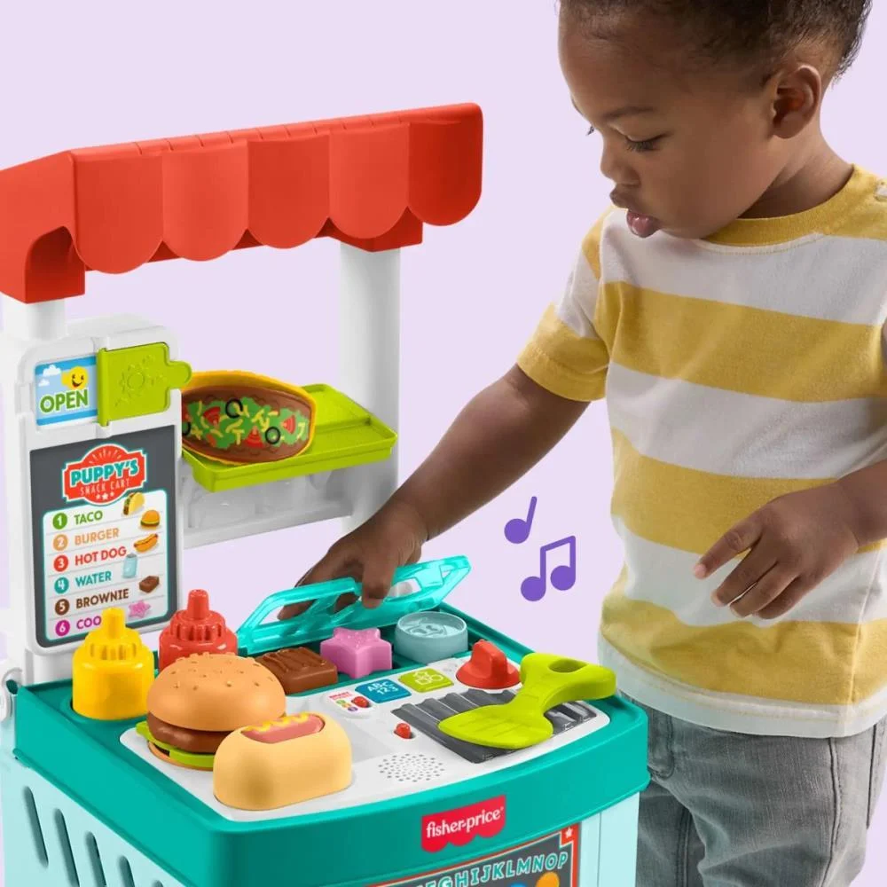 Fisher-Price Aprender Brincar Andador Carro De Snacks 4 Em 1 Mattel (Unidade) - imagem 11