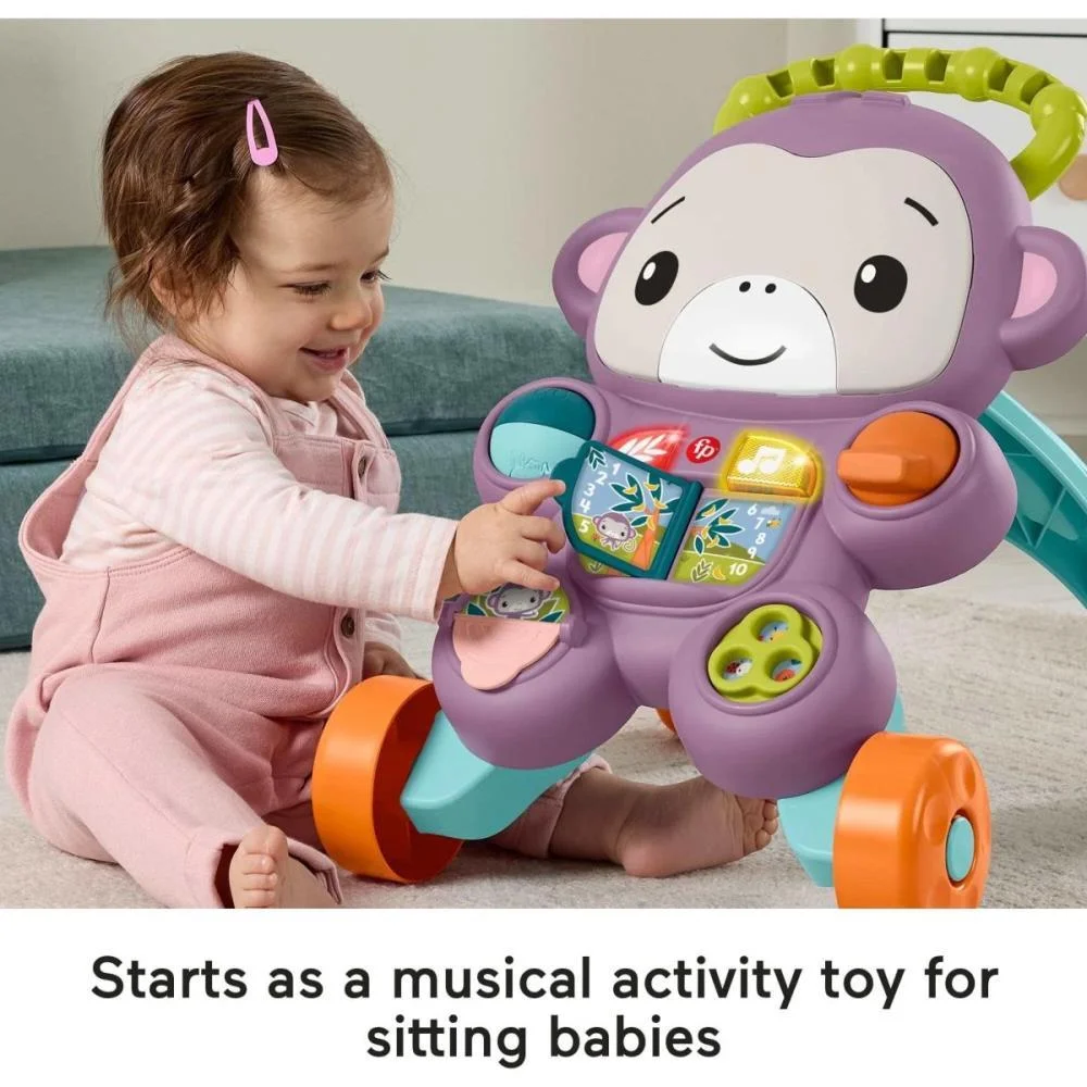 Fisher-Price Infant Andador E Apoiador Macaco Mattel (Unidade) - imagem 11