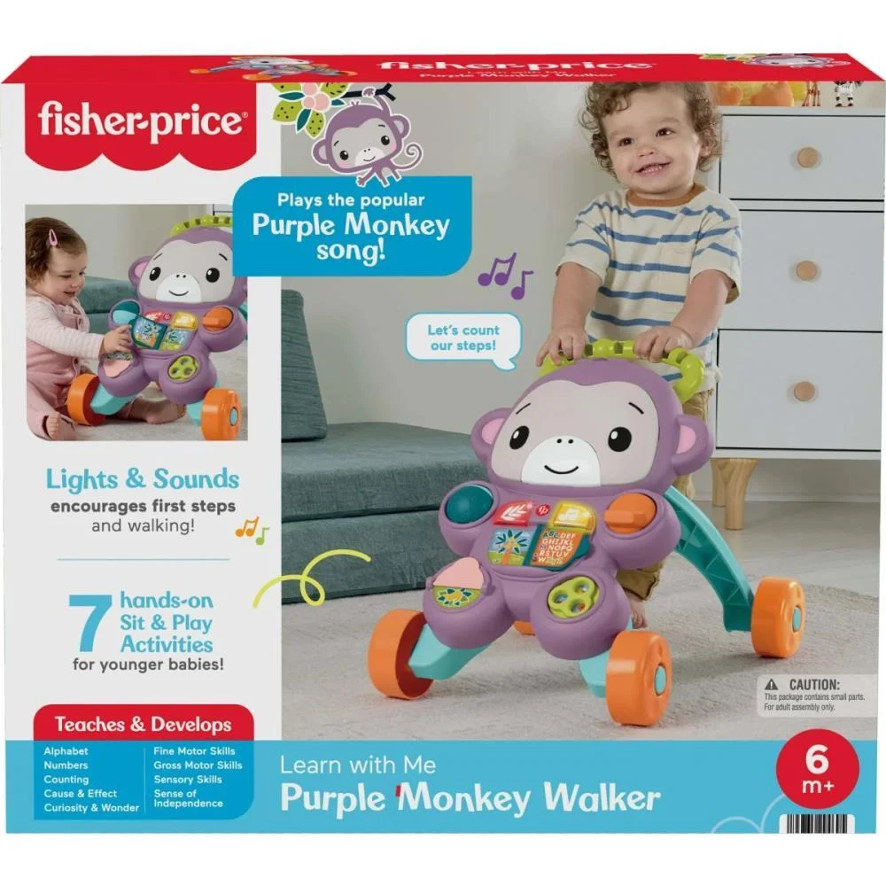 Fisher-Price Infant Andador E Apoiador Macaco Mattel (Unidade) - imagem 14