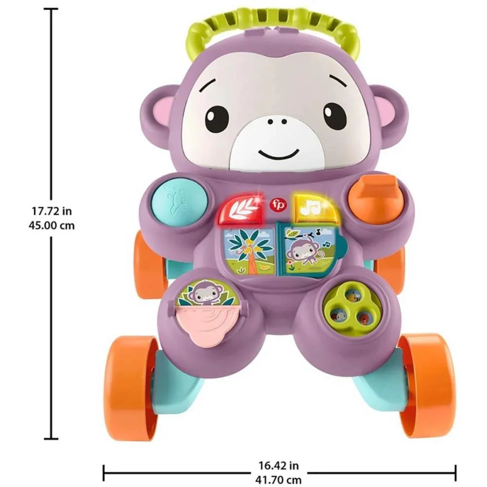 Fisher-Price Infant Andador E Apoiador Macaco Mattel (Unidade) - imagem 5