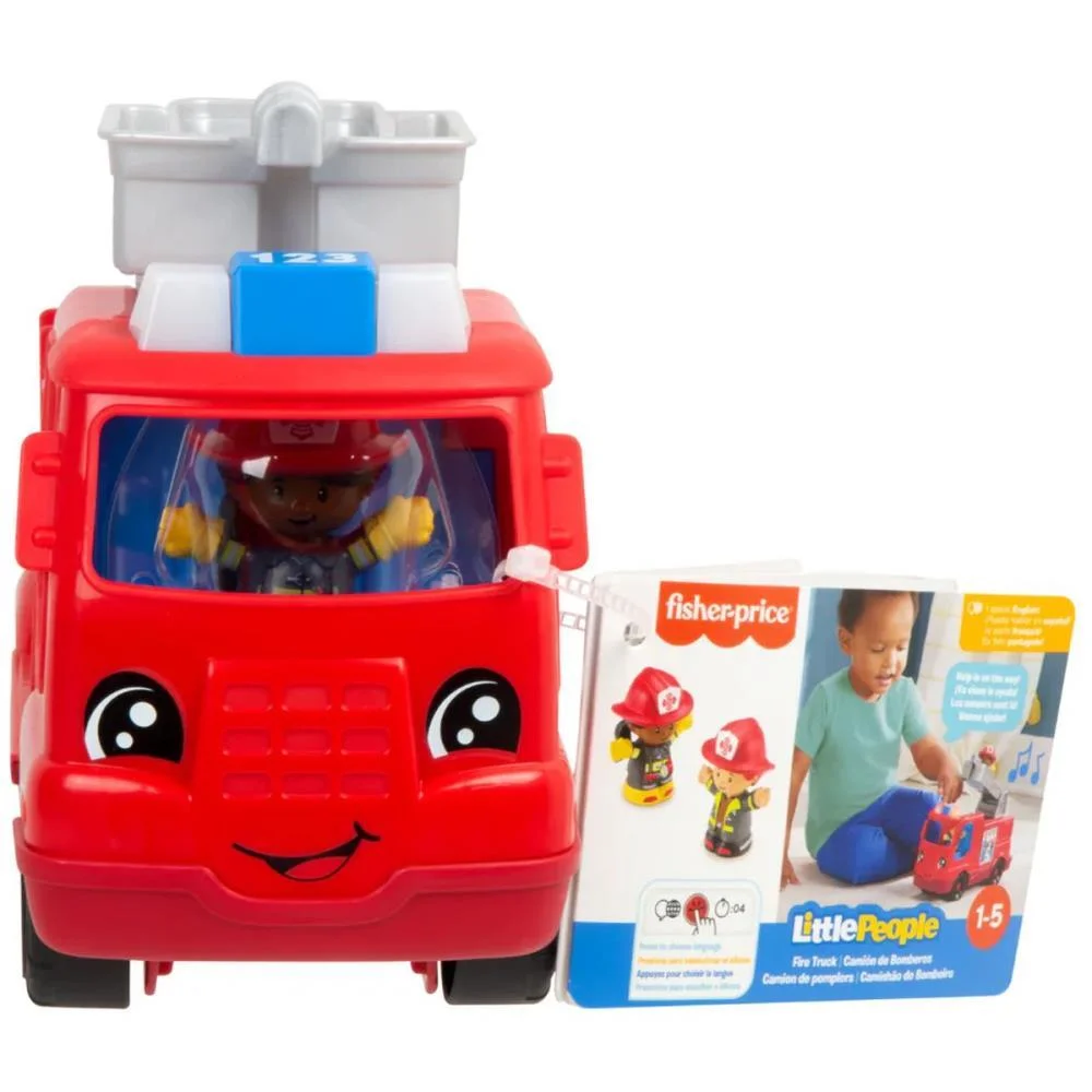 Fisher-Price Entretenimento Lp Caminhao Bombeiro Som E Luz Mattel (Unidade) - imagem 14