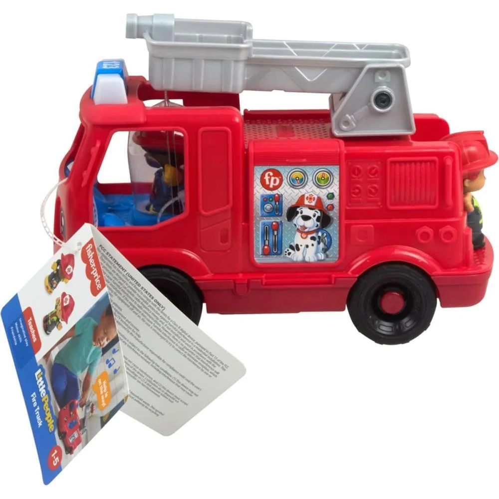 Fisher-Price Entretenimento Lp Caminhao Bombeiro Som E Luz Mattel (Unidade) - imagem 15