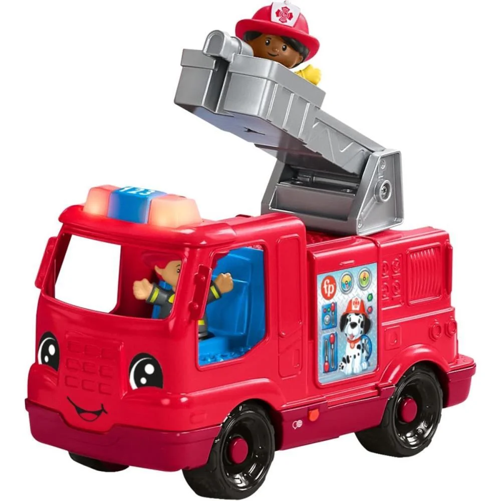 Fisher-Price Entretenimento Lp Caminhao Bombeiro Som E Luz Mattel (Unidade) - imagem 5