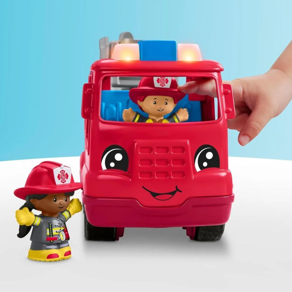 Fisher-Price Entretenimento Lp Caminhao Bombeiro Som E Luz Mattel (Unidade) - imagem 7
