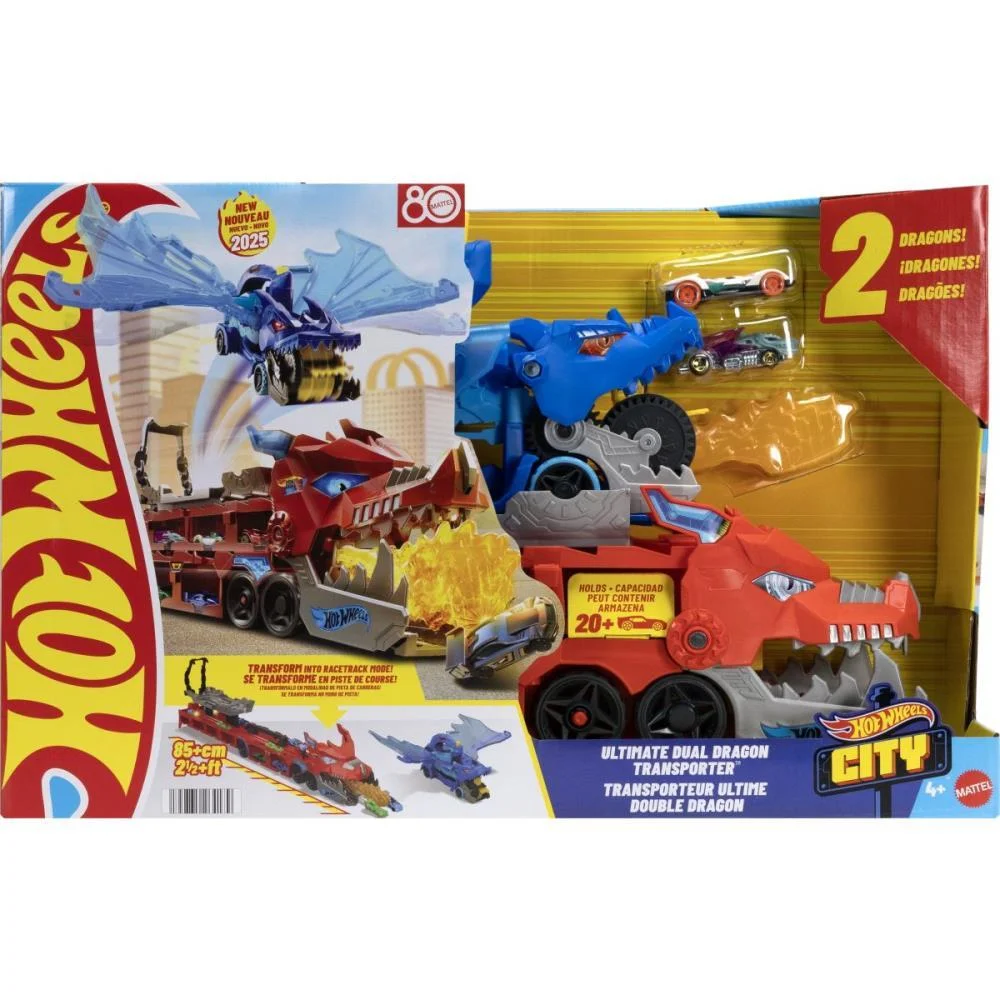 Hot Wheels Pista City Super Trailer De Dragão Mattel (Unidade) - imagem 11