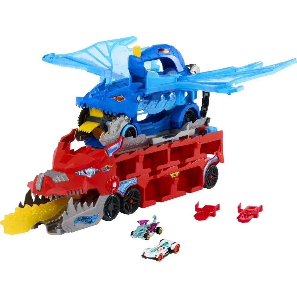 Hot Wheels Pista City Super Trailer De Dragão Mattel (Unidade) - imagem 3