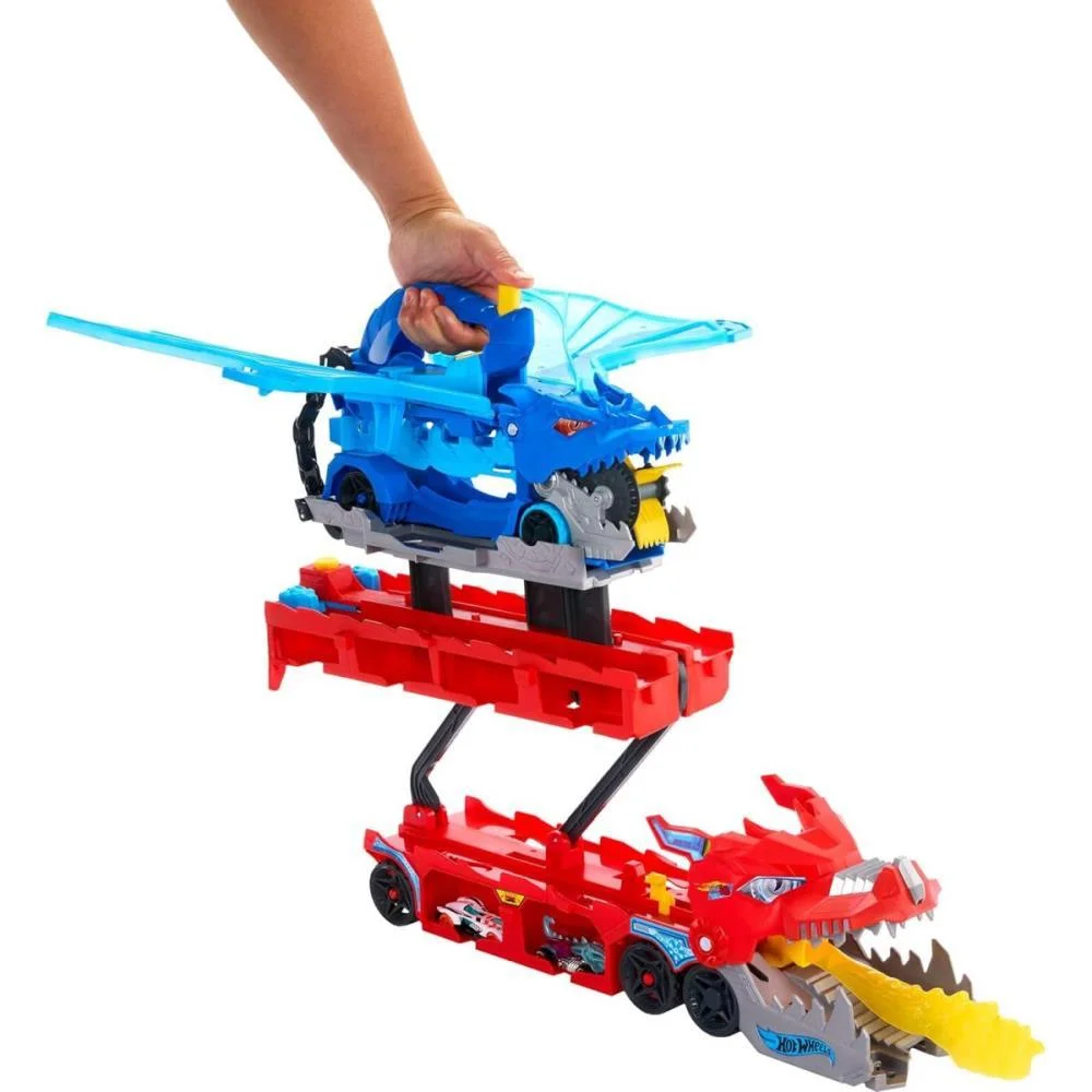 Hot Wheels Pista City Super Trailer De Dragão Mattel (Unidade) - imagem 5