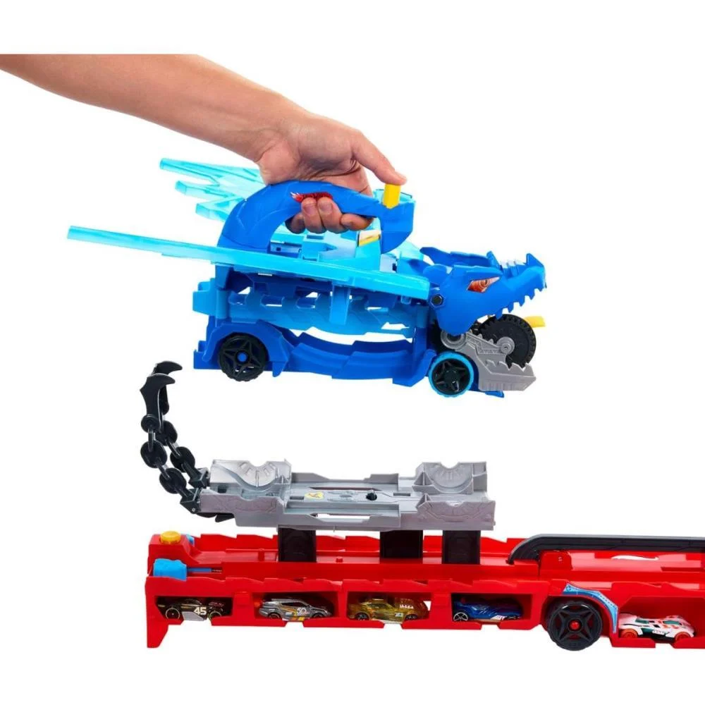 Hot Wheels Pista City Super Trailer De Dragão Mattel (Unidade) - imagem 6