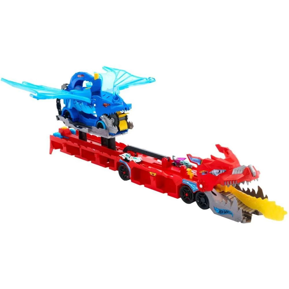 Hot Wheels Pista City Super Trailer De Dragão Mattel (Unidade) - imagem 8
