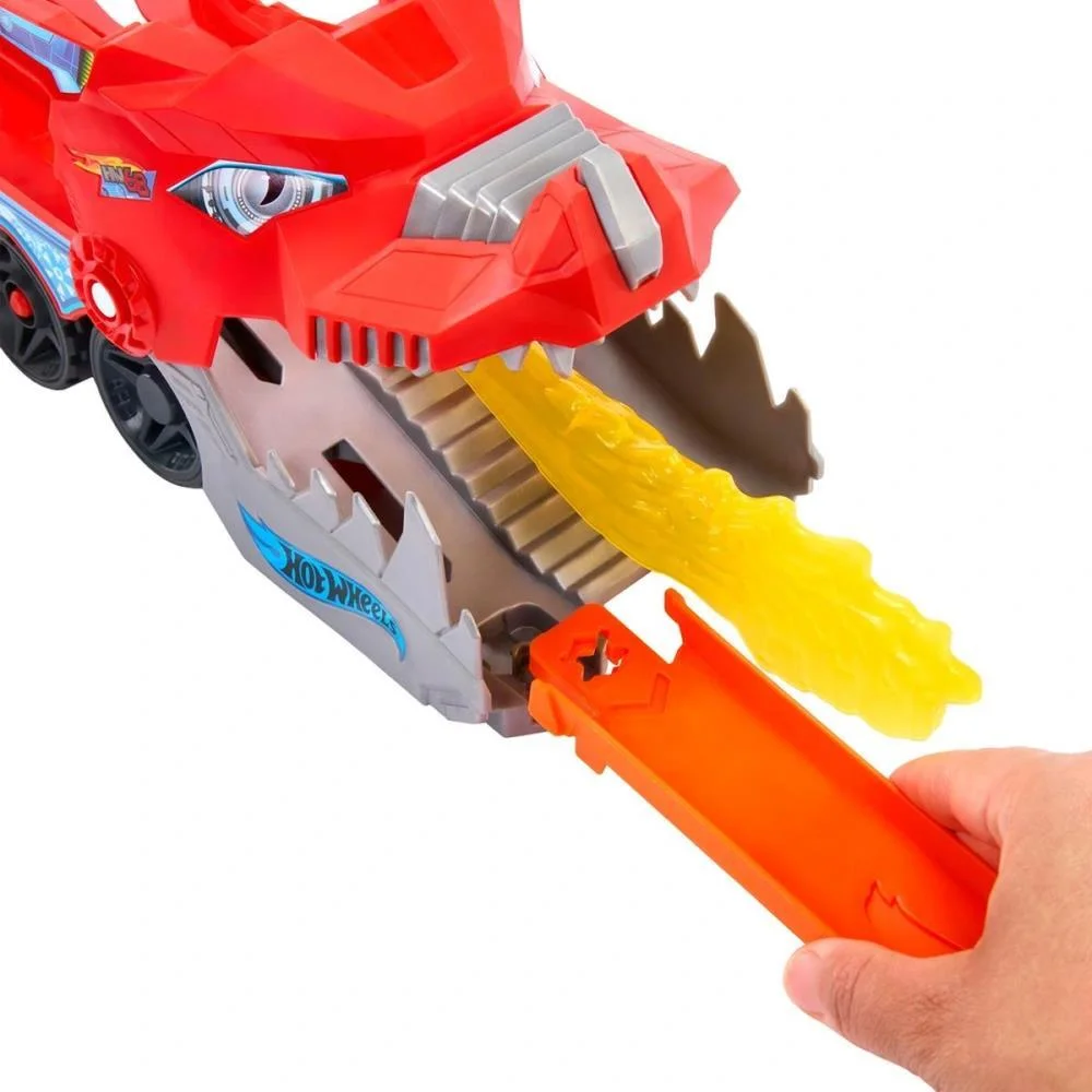 Hot Wheels Pista City Super Trailer De Dragão Mattel (Unidade) - imagem 9