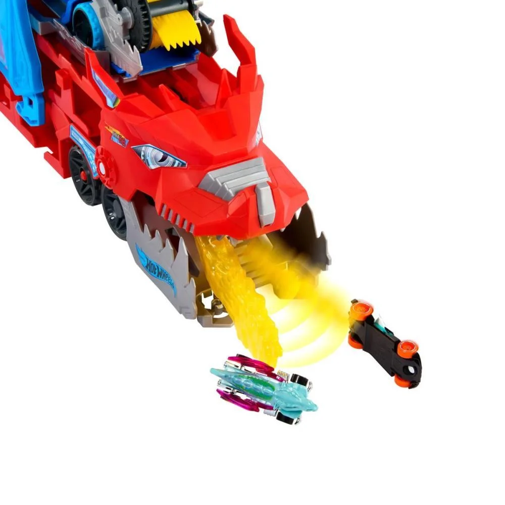Hot Wheels Pista City Super Trailer De Dragão Mattel (Unidade) - imagem 10