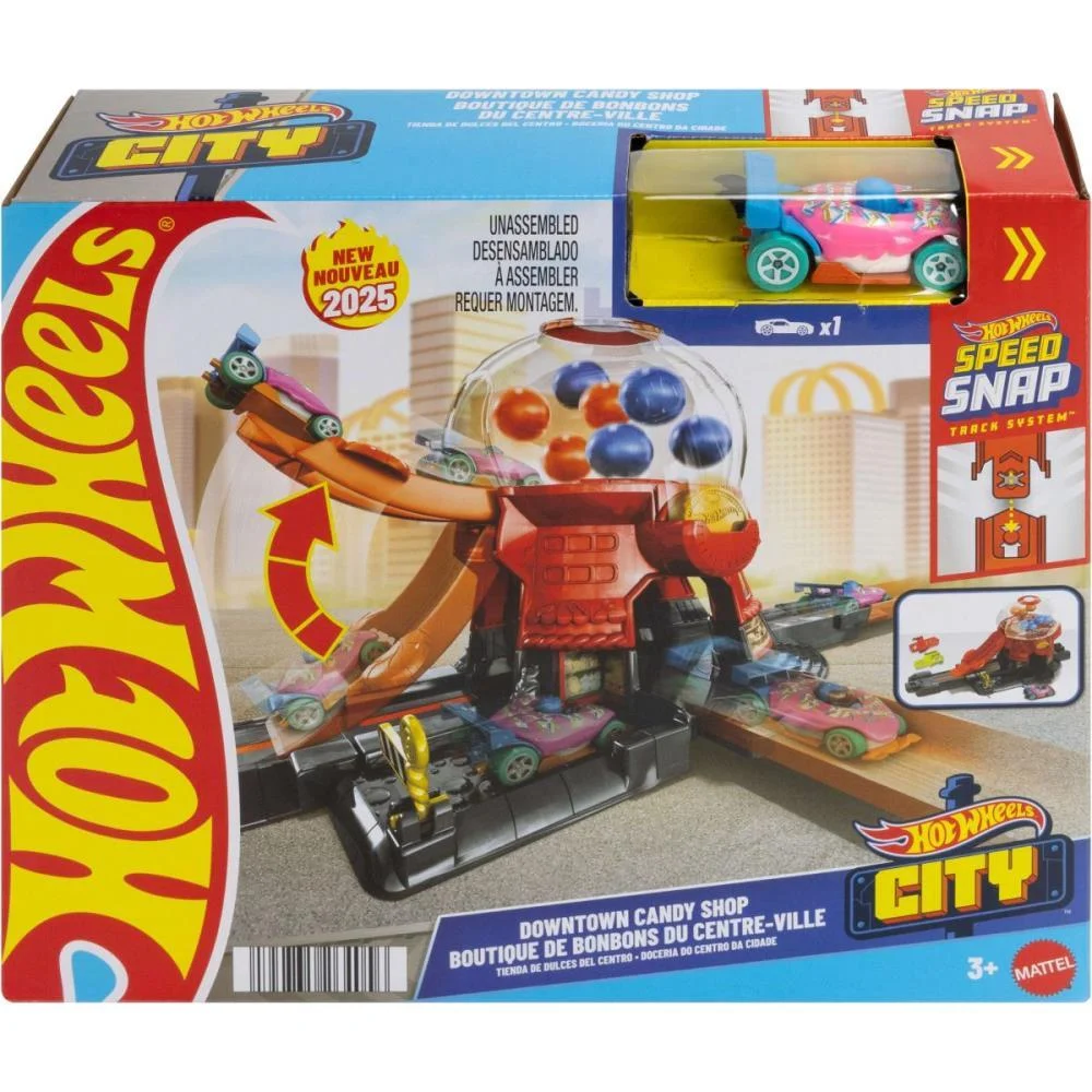 Hot Wheels Pista City Downtown Loja De Doces Mattel (Unidade) - imagem 6