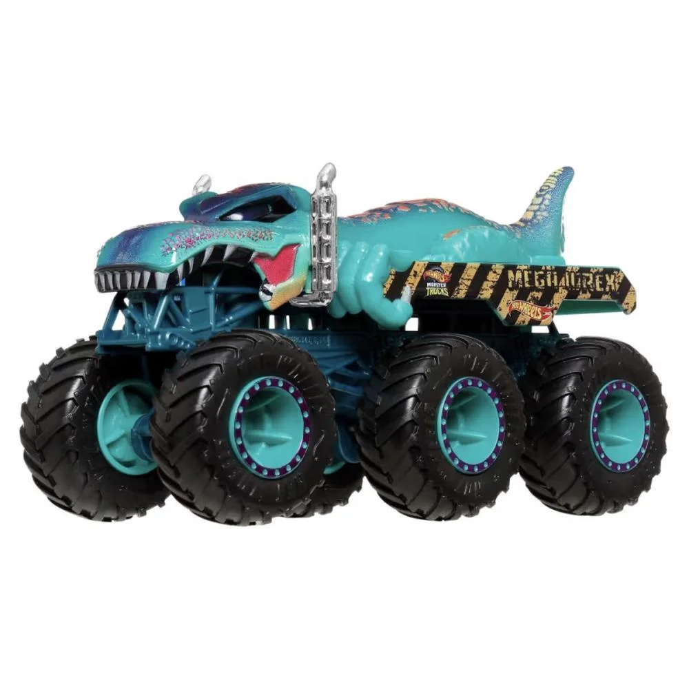 Hot Wheels Monster Trucks Sharks Vs.dinos 1:64 6-Pack (S Mattel (Unidade) - imagem 4