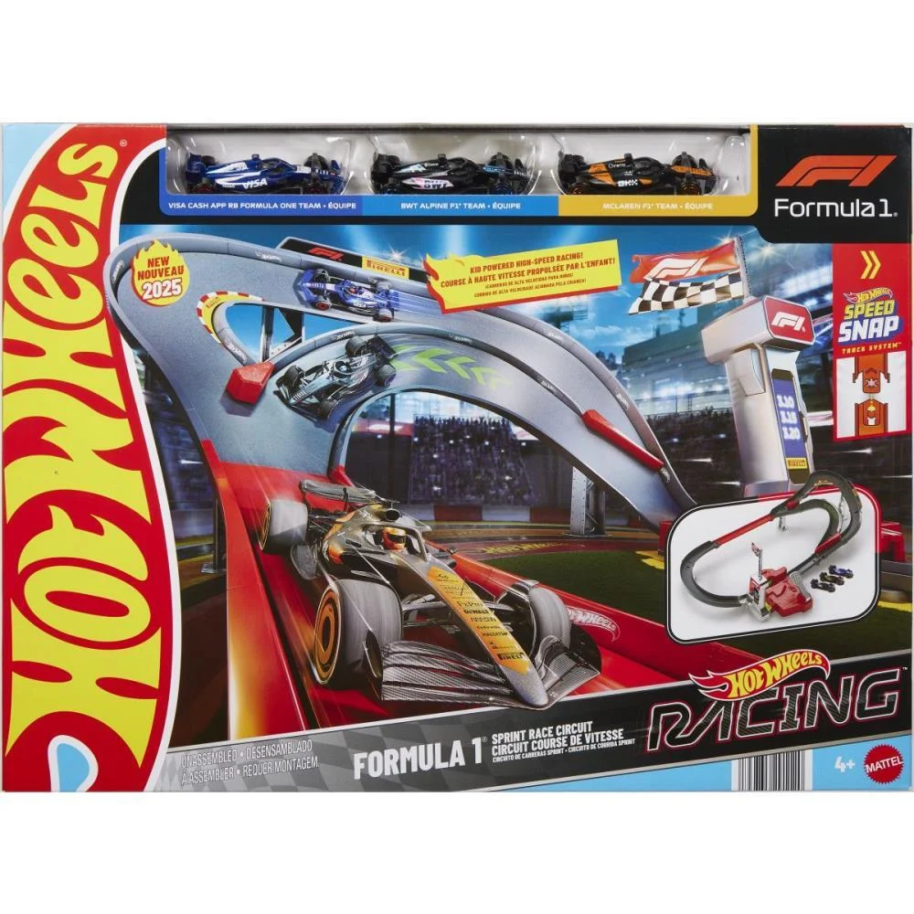Hot Wheels Pista Racing F1 Circuito De Corrida Mattel (Unidade) - imagem 8
