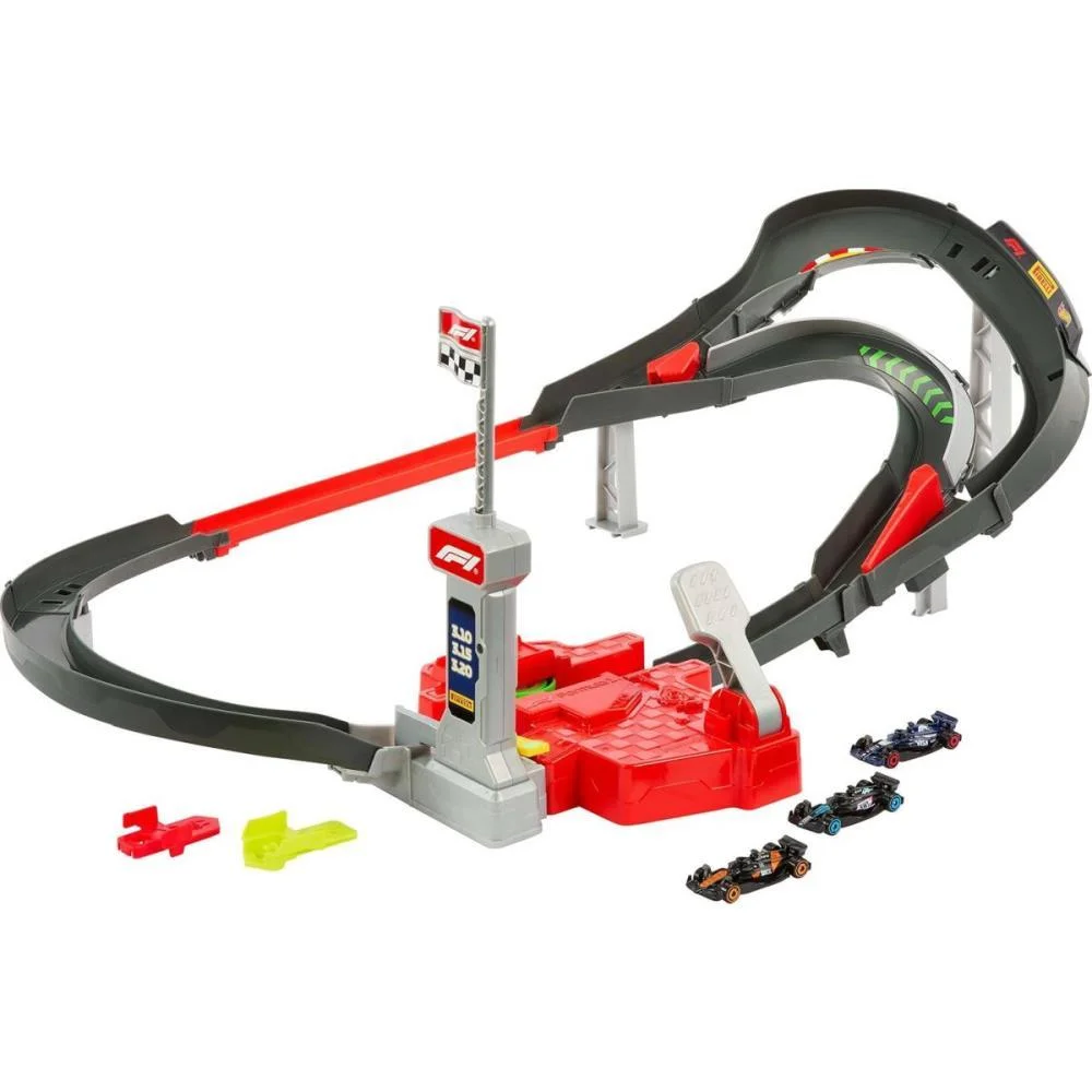 Hot Wheels Pista Racing F1 Circuito De Corrida Mattel (Unidade) - imagem 9