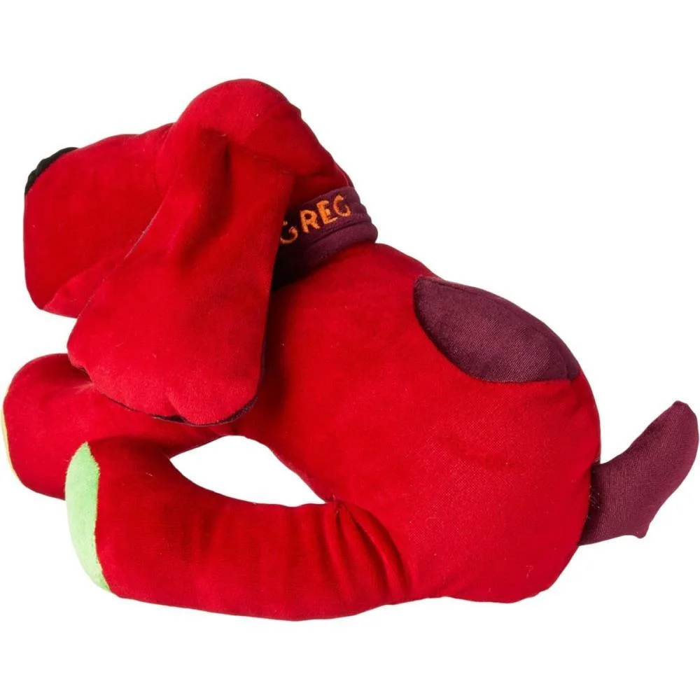 Pelucia Cachorro Greg Vermelho 30Cm Zip - imagem 3