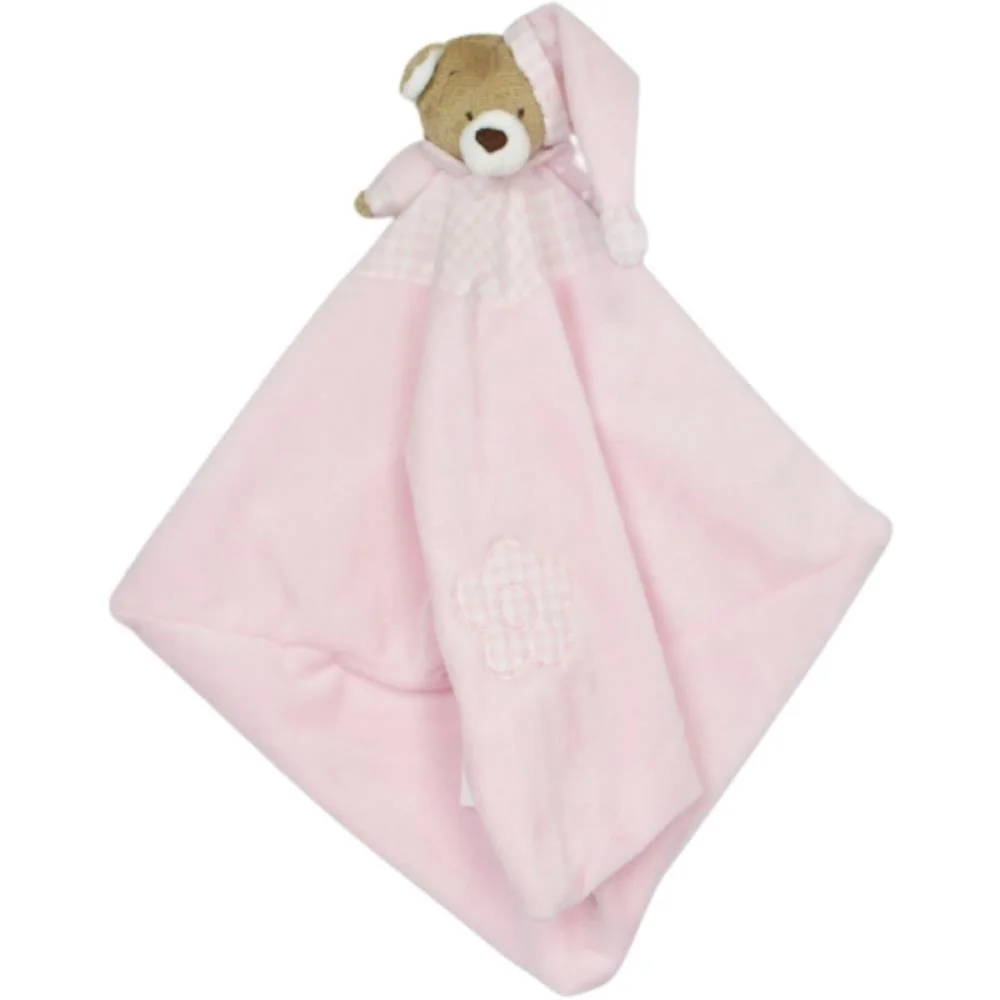 Pelucia Naninha Urso Nino Rosa Bebe Zip (Unidade) - imagem 3