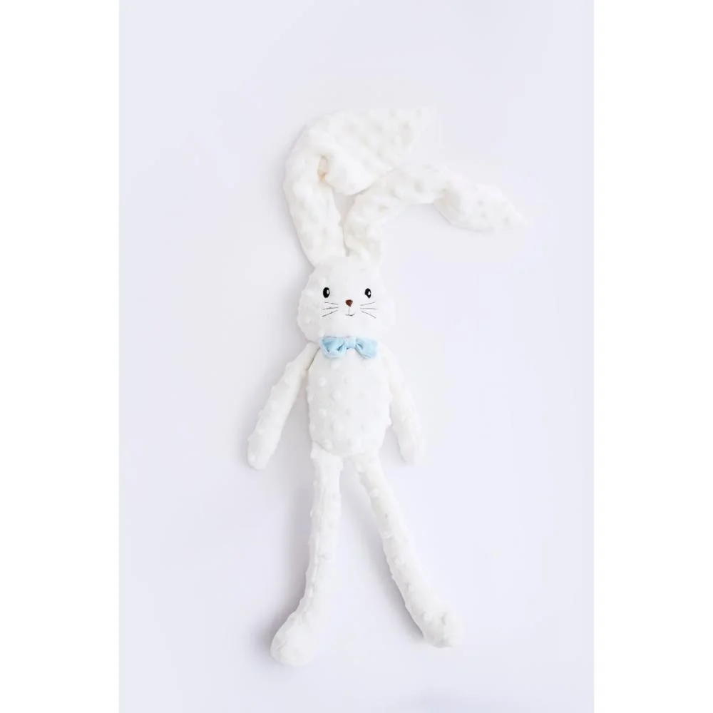 Pelucia Coelho Laço Azul 43Cm Zip (Unidade) - imagem 2