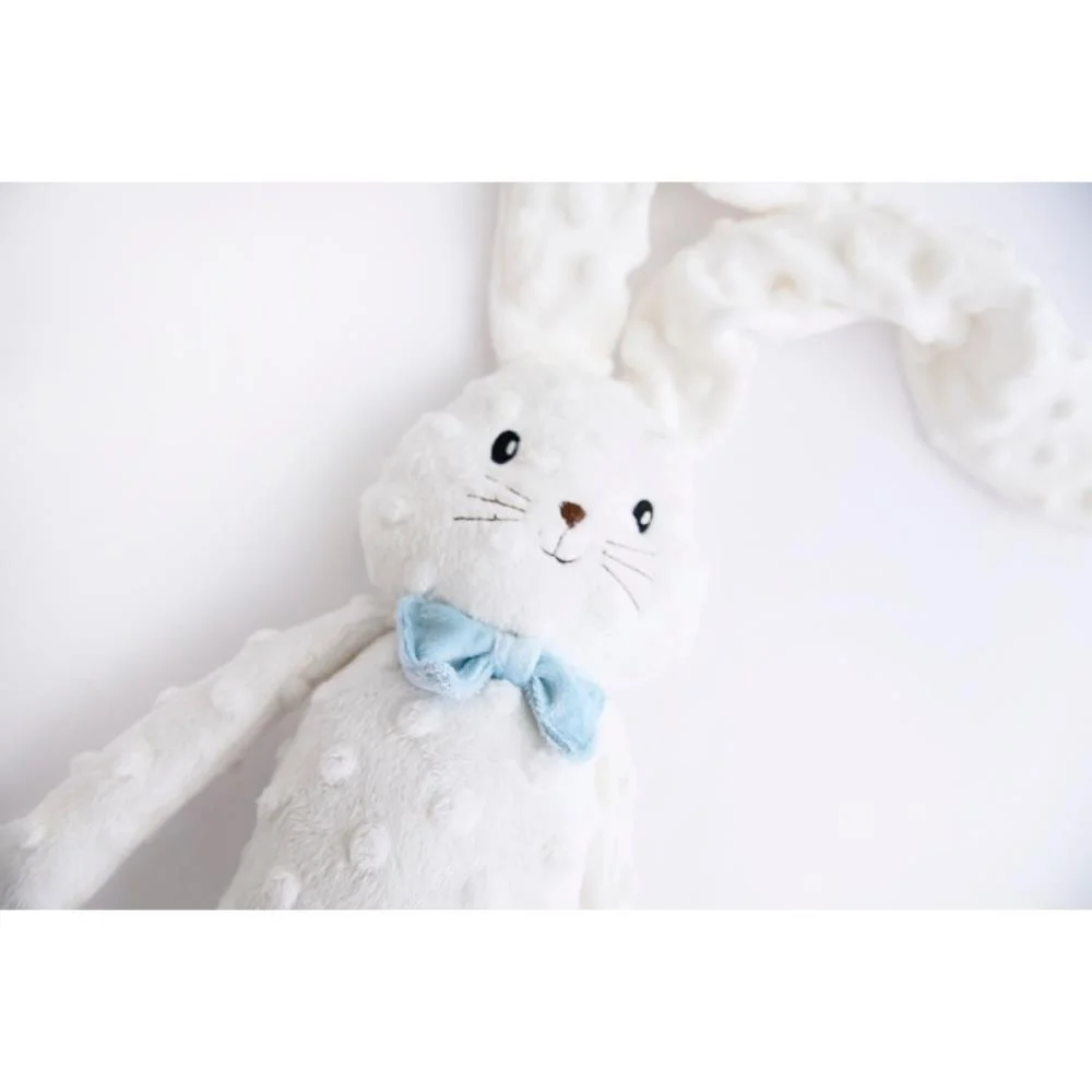 Pelucia Coelho Laço Azul 43Cm Zip (Unidade) - imagem 3
