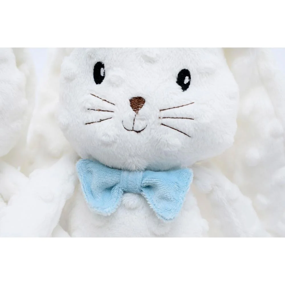 Pelucia Coelho Laço Azul 43Cm Zip (Unidade) - imagem 4