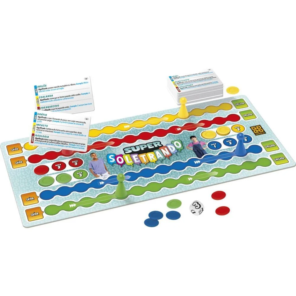Jogo De Tabuleiro Super Soletrando Grow (Unidade) - imagem 3