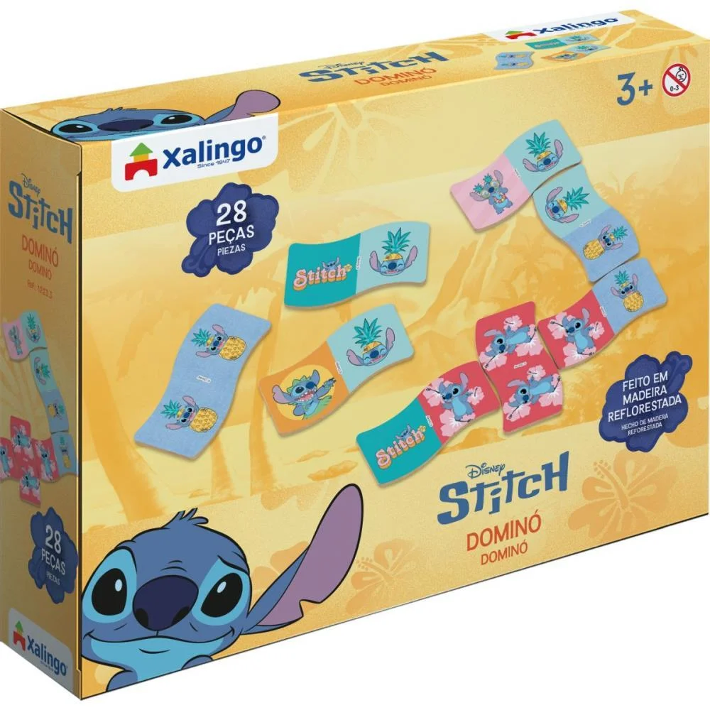 Domino Stitch 28 Peças Xalingo - imagem 2