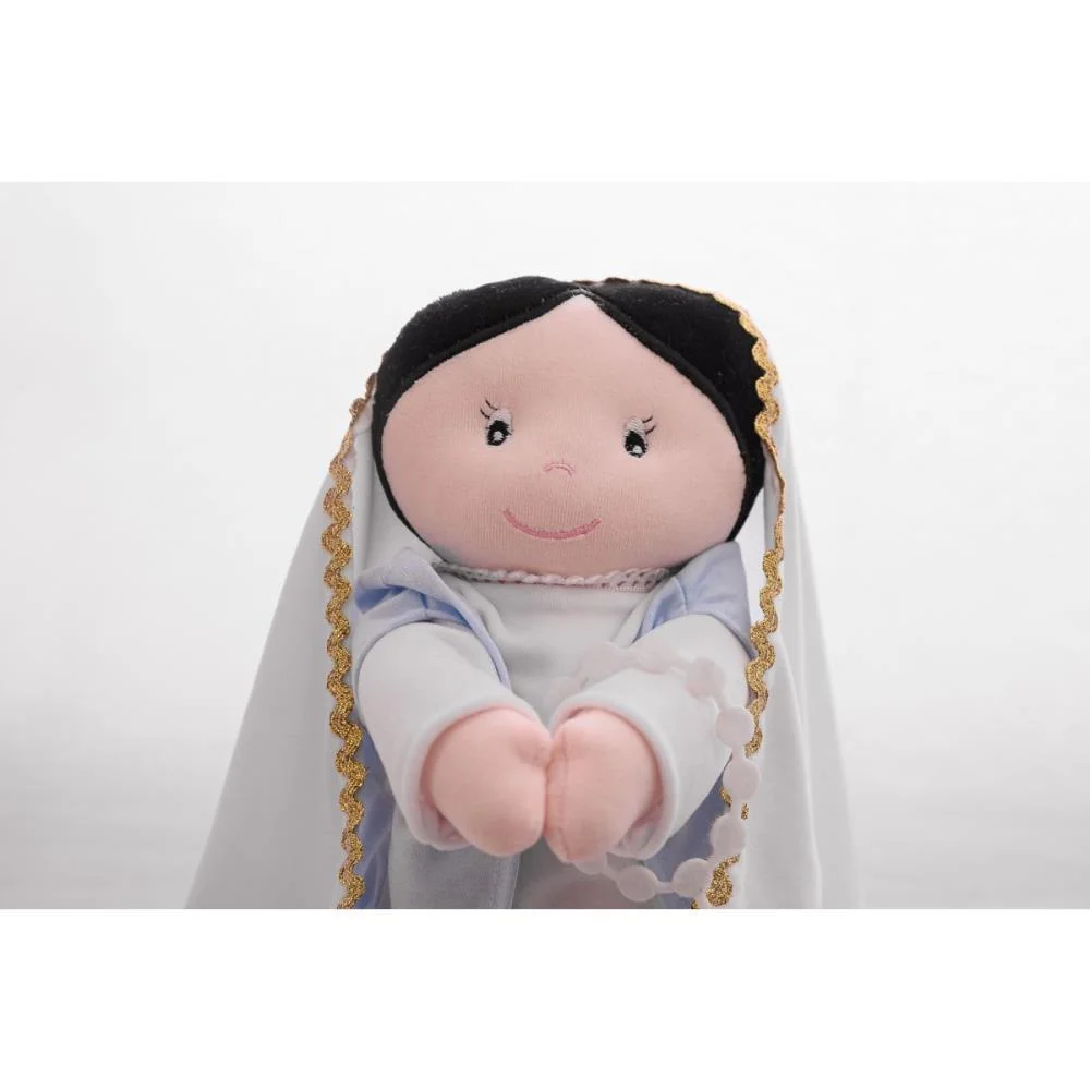 Boneca De Pelucia Religioso Maria 32Cm Zip (Unidade) - imagem 3