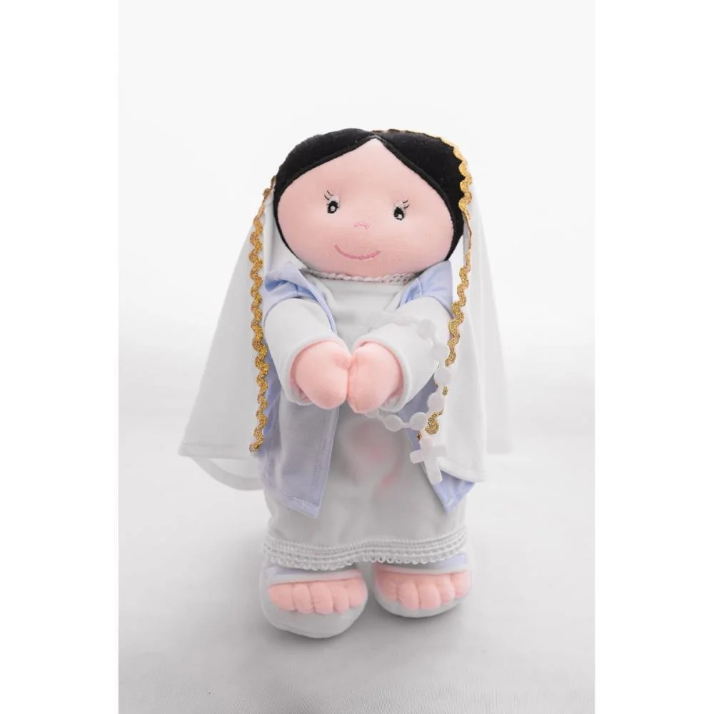 Boneca De Pelucia Religioso Maria 32Cm Zip (Unidade) - imagem 6