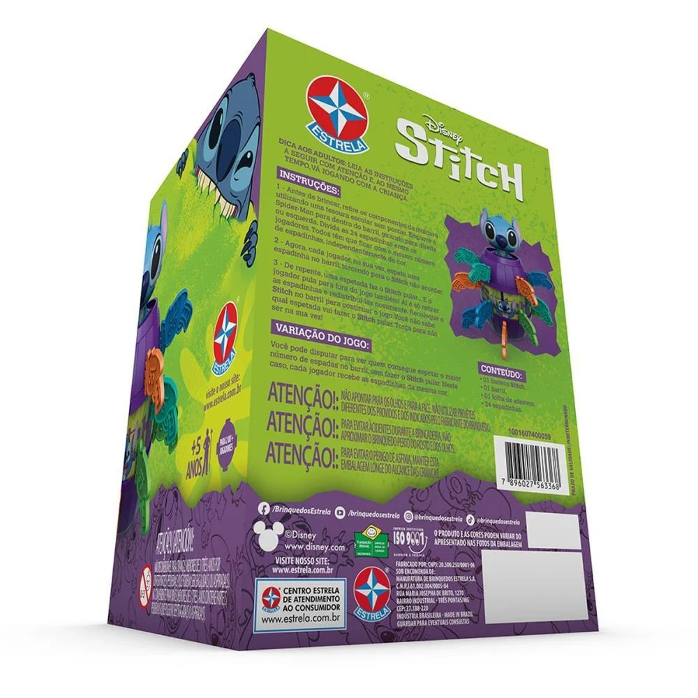 Jogo Diverso Stitch Pula Partir De 5 Anos Estrela (Unidade) - imagem 5