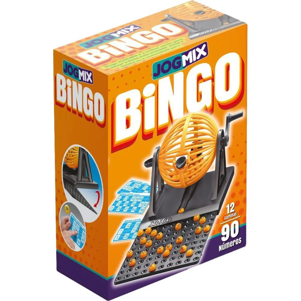 Jogo De Bingo Plastico 90 Numeros Toy Mix - imagem 3