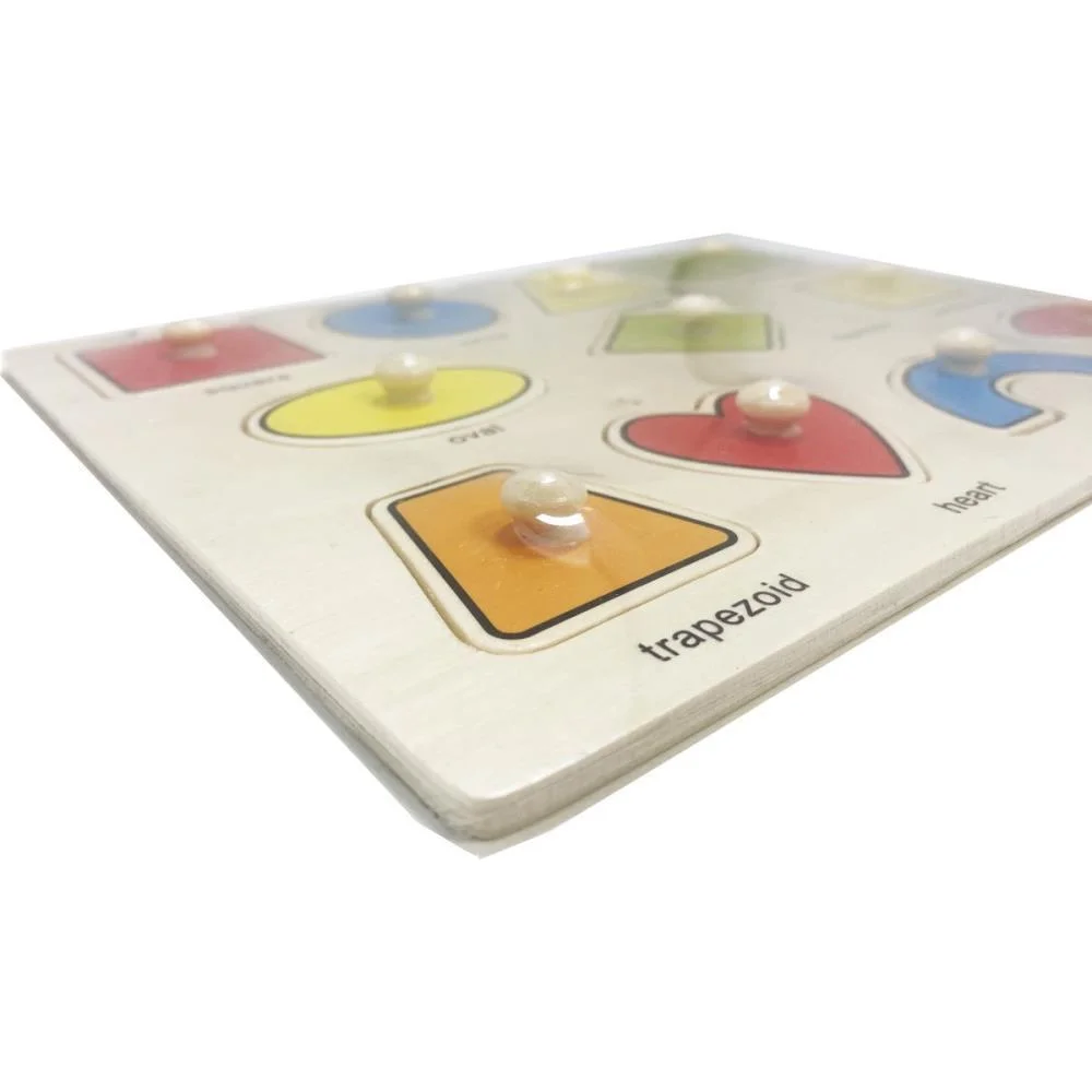 Brinquedo Pedagogico Madeira Encaixe Divertido Formas Toy Mix (Unidade) - imagem 4