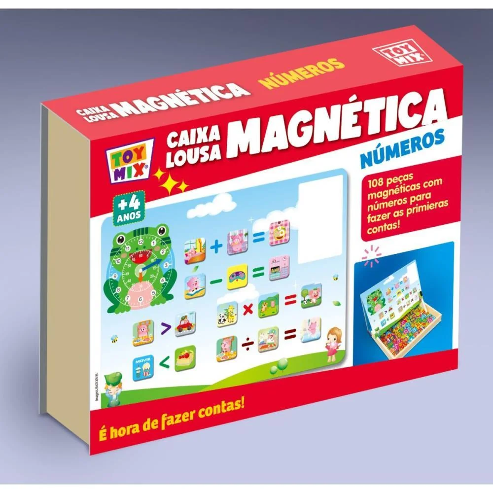 Brinquedo Educativo Q.cabeca Magnetico E Lousa Toy Mix (Unidade) - imagem 3