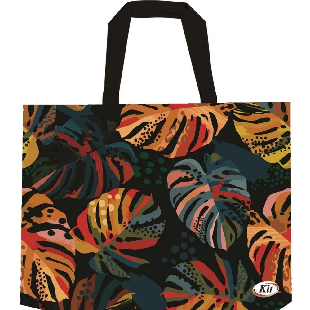 Sacola Plastica Shopping Bag 43X43X12Cm (S) Kit (Pct.c/12) - imagem 2