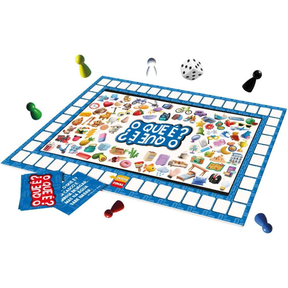 Jogo De Tabuleiro O Que E O Que E Brinc. De Crianca (Unidade) - imagem 4