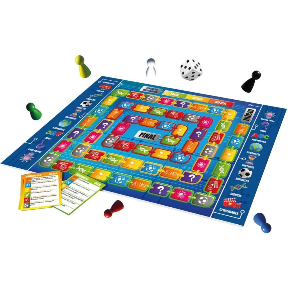 Jogo De Tabuleiro Quebra Cuca Brinc. De Crianca (Unidade) - imagem 4
